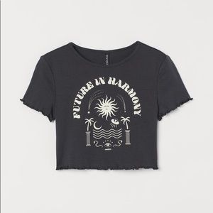Future In Harmony Crop Top | H and M | Size Womens XS